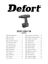 Defort DCD-12N-7-B El kitabı