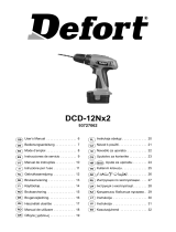 Defort DCD-12Nx2 El kitabı