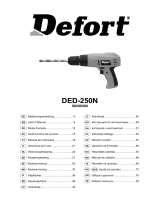 Defort DED-250N Kullanım kılavuzu