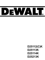 DeWalt D25112K El kitabı