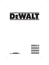 DeWalt D25223K Kullanım kılavuzu
