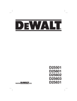 DeWalt D25603 D25831 El kitabı
