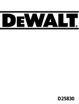 DeWalt D25830 Kullanım kılavuzu