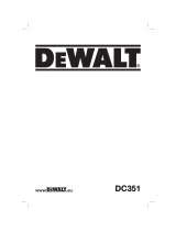 DeWalt DC351 Kullanım kılavuzu