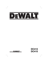 DeWalt DC 413 KN El kitabı