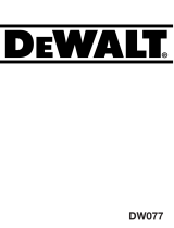 DeWalt DW077 Veri Sayfası