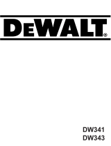 DeWalt DW341M Kullanım kılavuzu