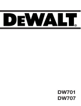 DeWalt DW707 Kullanım kılavuzu