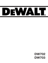 DeWalt DW703 Kullanım kılavuzu