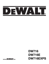 DeWalt DW716XPS El kitabı