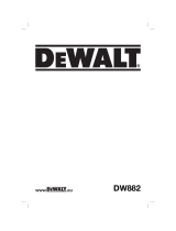DeWalt DW882 Kullanım kılavuzu