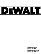DeWalt DW933K Kullanım kılavuzu