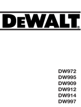 DeWalt DW997 Kullanım kılavuzu