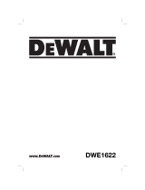 DeWalt DWE1622 Kullanım kılavuzu
