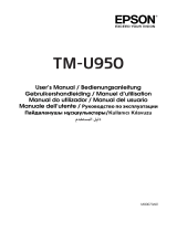Epson TM-U950 Kullanım kılavuzu
