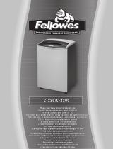 Fellowes Powershred C-220C Kullanım kılavuzu