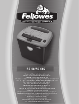 Fellowes Powershred PS-60 Kullanım kılavuzu