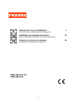 Franke FMW 250 G XS Installation And Operating Instructions Manual