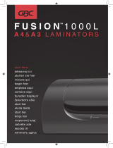 GBC Fusion 1000L A3 Kullanım kılavuzu