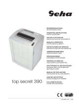 Geha Top Secret 390 S4 Kullanma talimatları