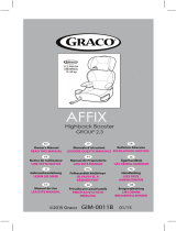 Graco Affix Group 2/3 Car Seat Kullanım kılavuzu