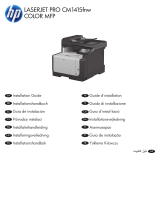 HP LaserJet Pro CM1415 Color Multifunction Printer series El kitabı