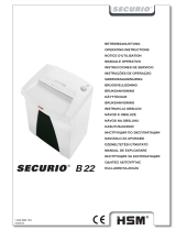 HSM Securio B22 5.8mm Kullanma talimatları