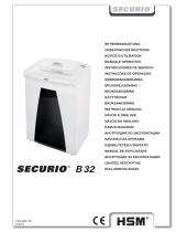 HSM Securio B32 1.9 x 15mm Kullanma talimatları