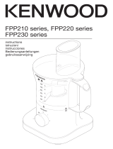 Kenwood FPP230 series Kullanım kılavuzu