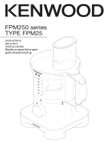 Kenwood FPM250 series Kullanım kılavuzu
