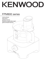 Kenwood FPM810 Multipro Sense Food Processor El kitabı