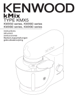 Kenwood kMix Almond Stand Mixer KMX52 El kitabı