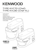 Kenwood KVL8470S Chef Titanium XL Megapack El kitabı