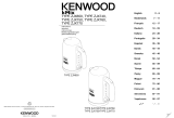 Kenwood ZJX650WH El kitabı