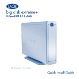 LaCie Big Disk Extreme  Dual Hızlı kurulum kılavuzu
