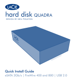 LaCie Hard Disk Quadra Kullanım kılavuzu
