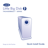 LaCie Little Big Disk Thunderbolt™ Series 1 TB Kullanım kılavuzu