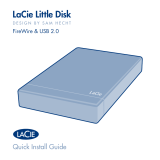 LaCie Little Disk, 500GB Kullanım kılavuzu