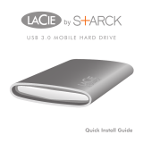 LaCie STARCK USB 3.0 MOBILE HARD DRIVE El kitabı