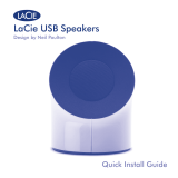 LaCie USB Speakers Design By Neil Poultan Kullanım kılavuzu