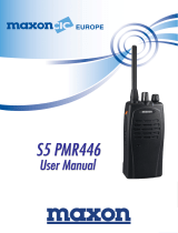 Maxon S5 PMR446 Kullanım kılavuzu