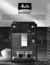 Melitta Avanza 600 Serie Kullanım kılavuzu