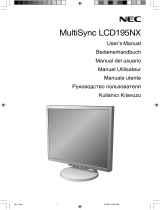 NEC MultiSync® LCD195NX El kitabı