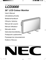 NEC NEC LCD3000 El kitabı