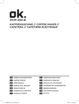 OK OCM 202 Kaffeemaschine Kullanım kılavuzu