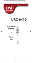 One For All URC-6410 El kitabı