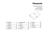 Panasonic CZTAW1 Kullanma talimatları