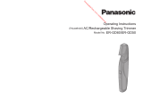 Panasonic ER-GD60-S803 El kitabı
