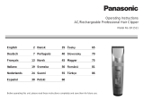 Panasonic ER1511 El kitabı