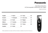 Panasonic ER1611 El kitabı